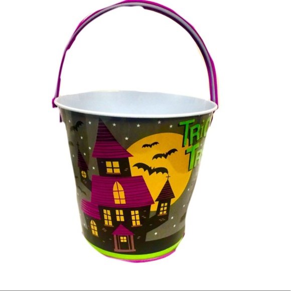 Spooktacular! Glass Jack O Lantern, decorative candy Pail or 2 hand towels. - Picture 5 of 7